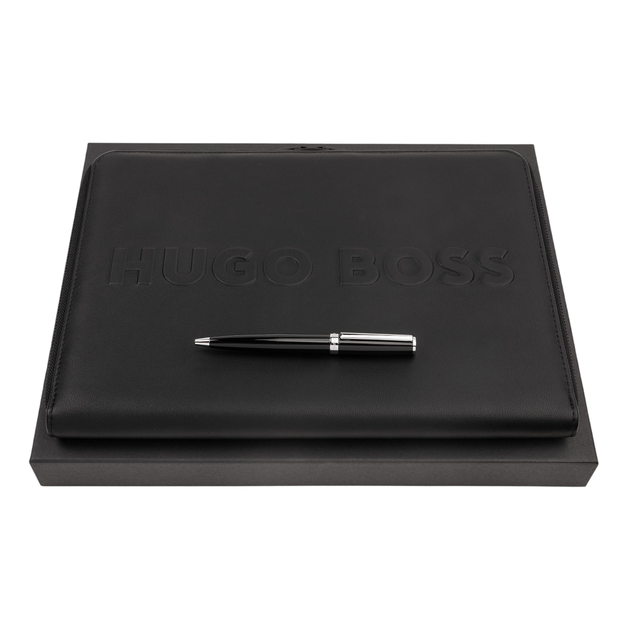 Hugo Boss Label Set (ballpoint pen & conference folder A4