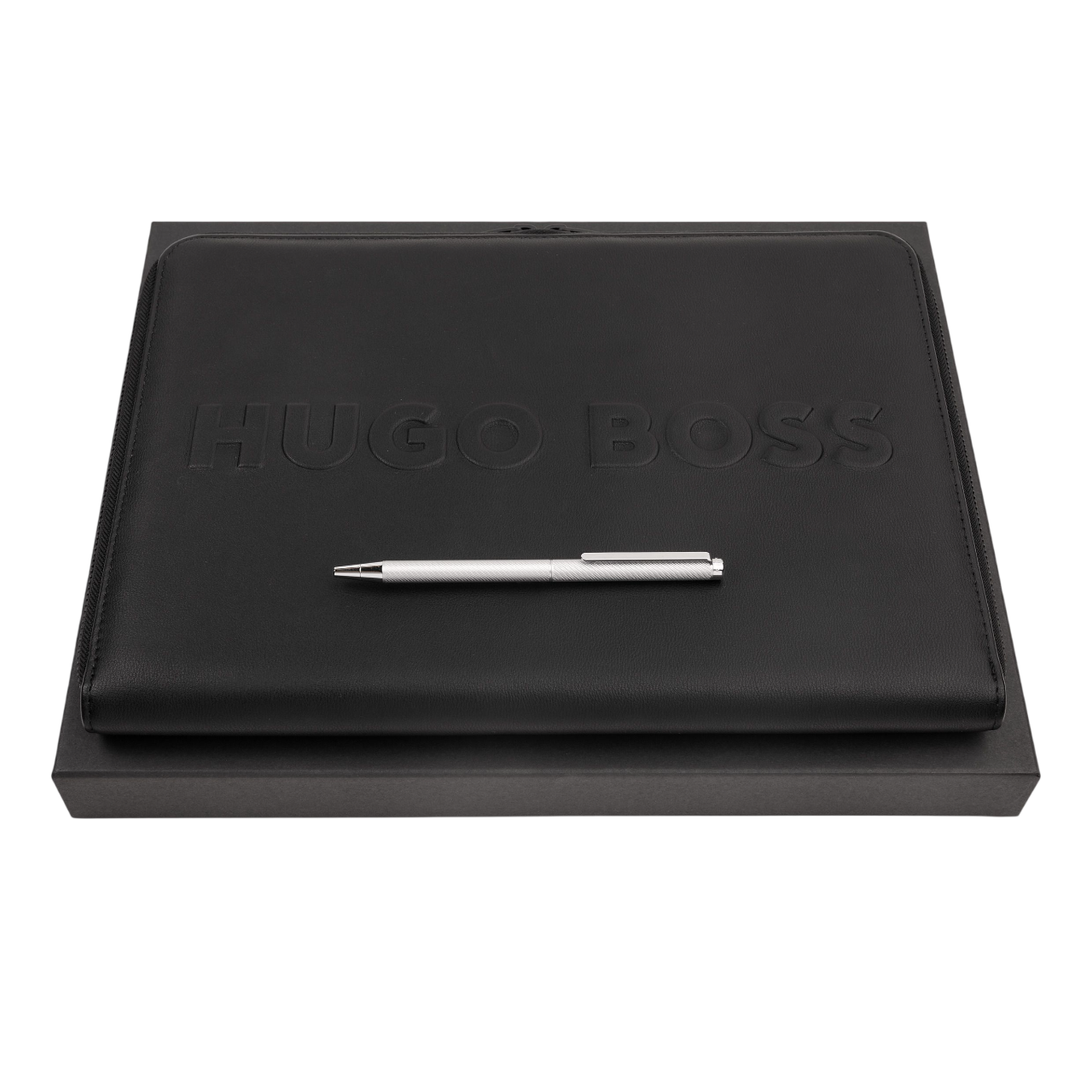 Hugo Boss Label Set (ballpoint pen & conference folder A4