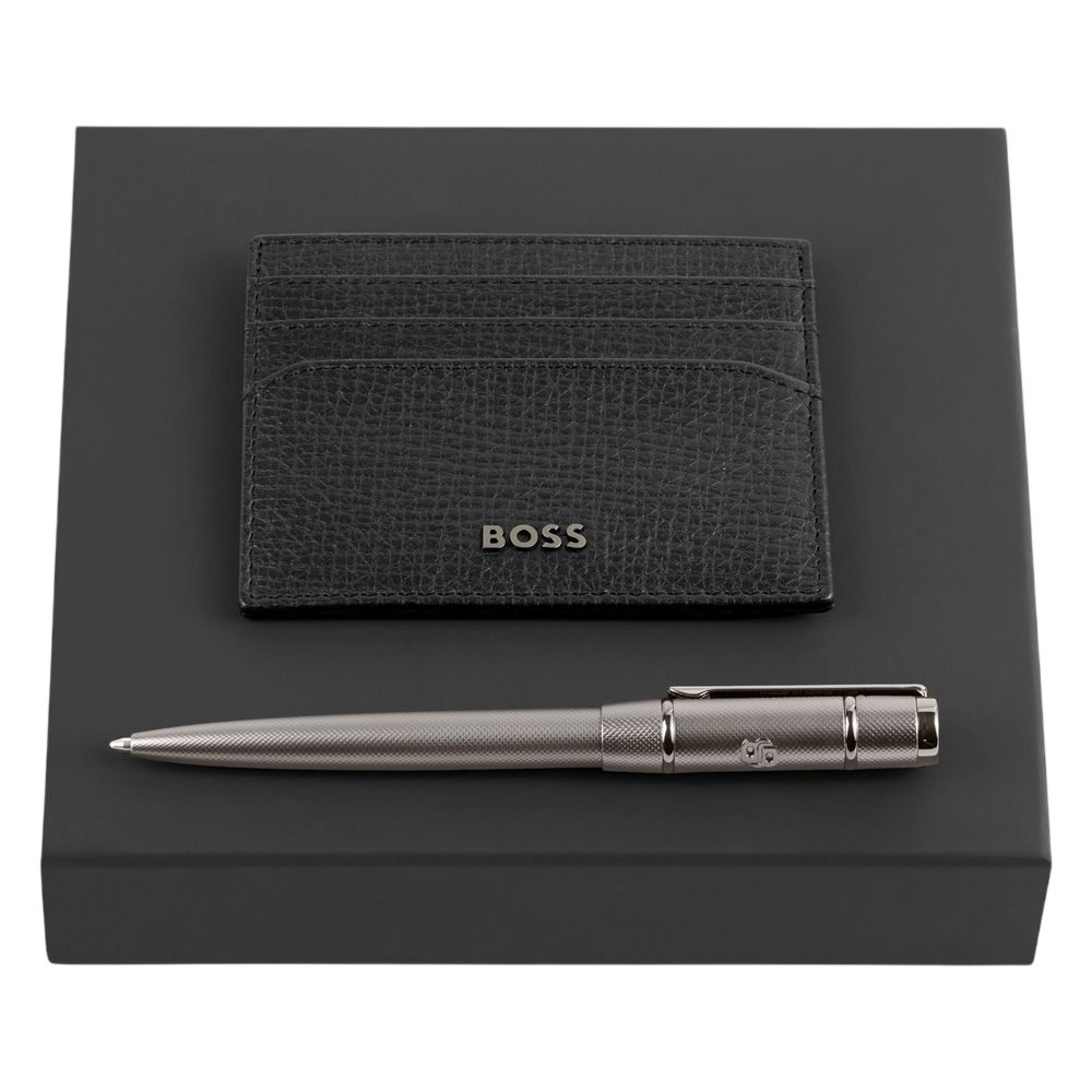 Set HUGO BOSS (ballpoint pen & card holder)
