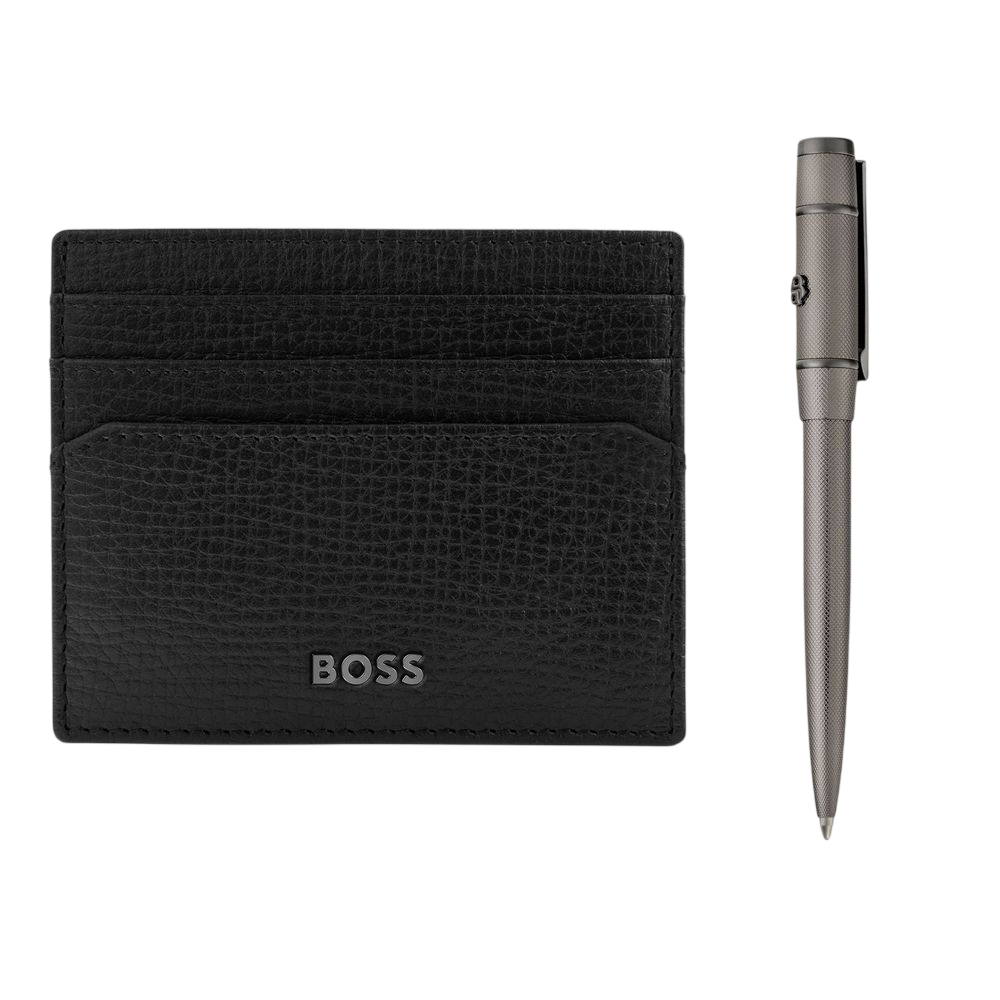 Set HUGO BOSS (ballpoint pen & card holder)