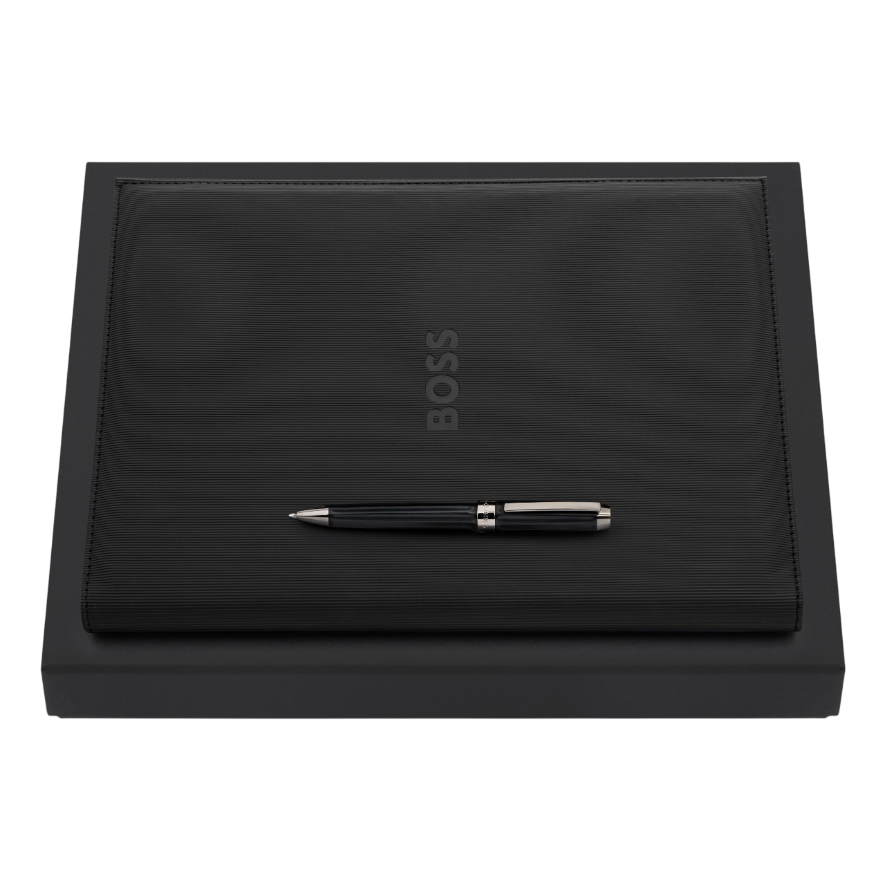 Hugo Boss Beam Set HUGO Black (ballpoint pen & folder A4