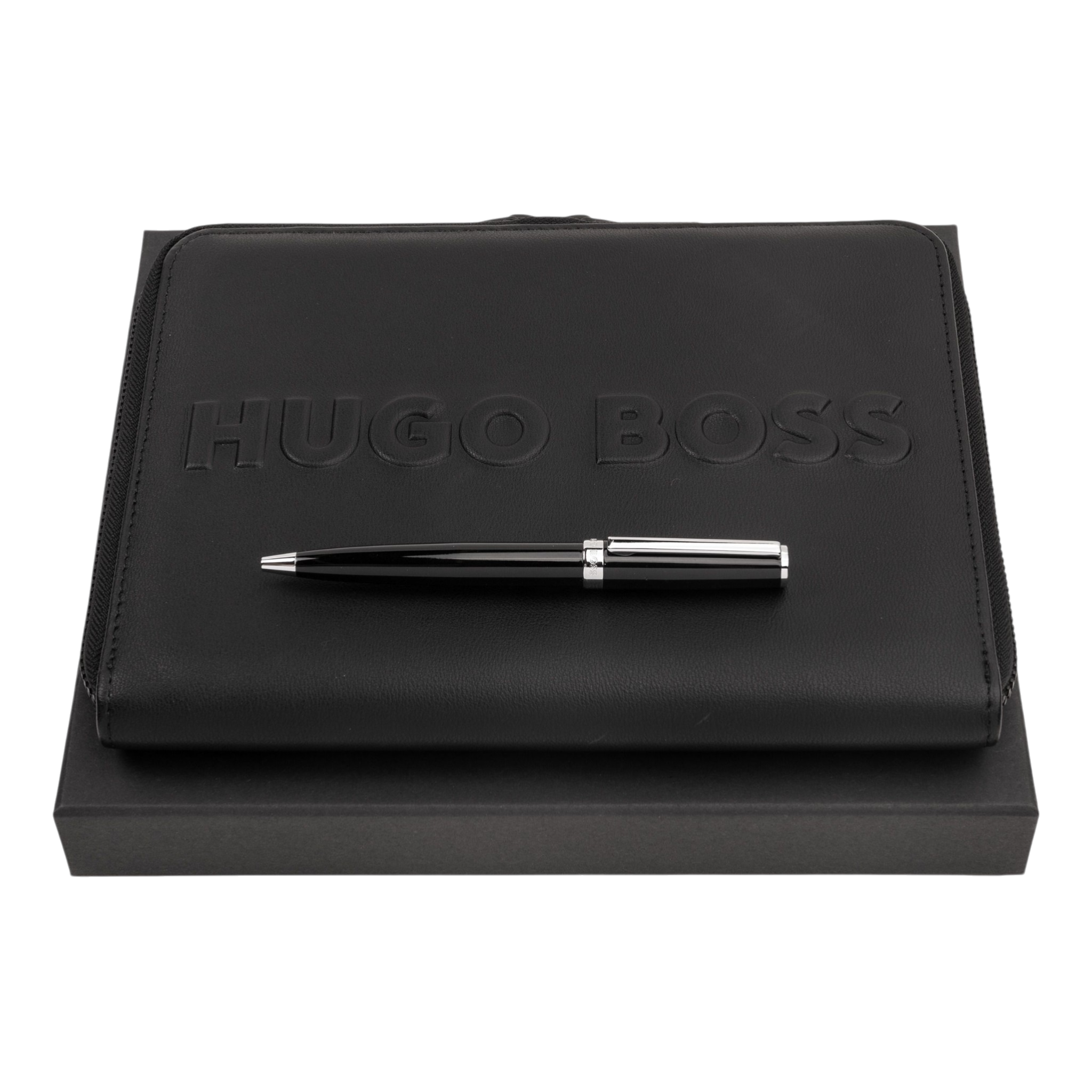 Hugo Boss Label Set (ballpoint pen & conference folder A5