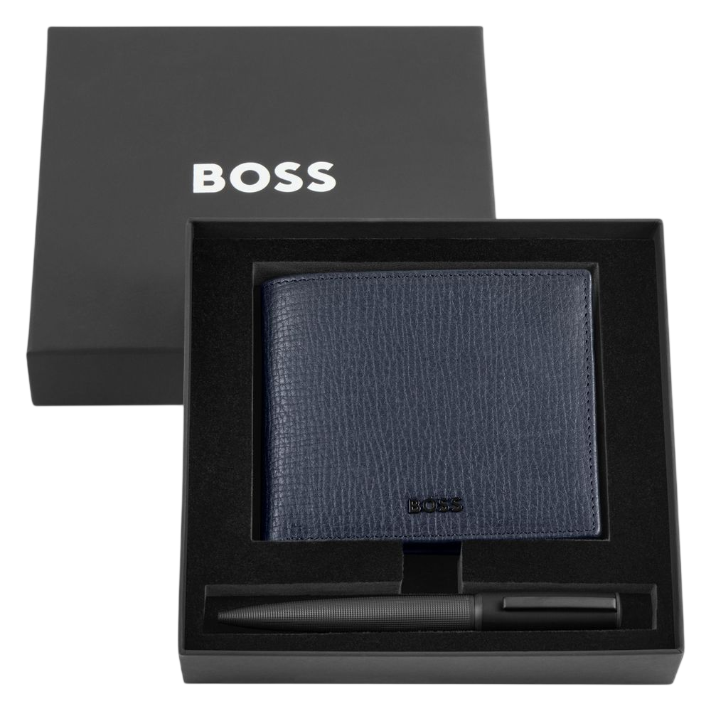 Set HUGO BOSS (ballpoint pen & money wallet)