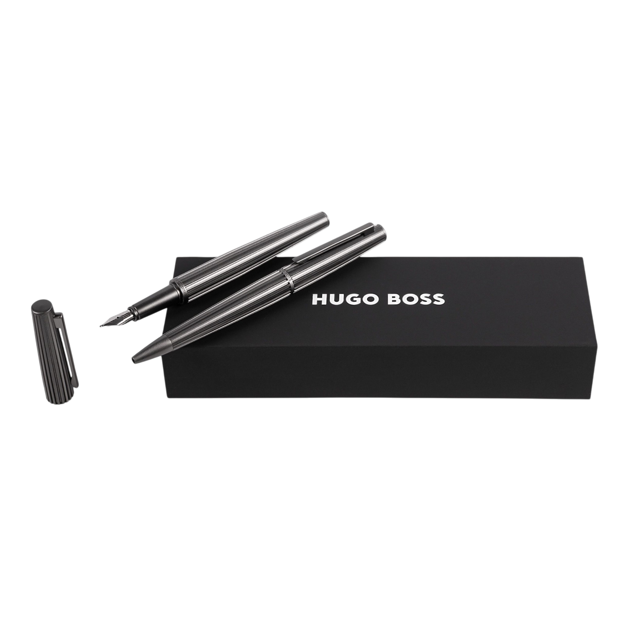 Hugo Boss Nitor Set Gun (ballpoint pen & fountain pen