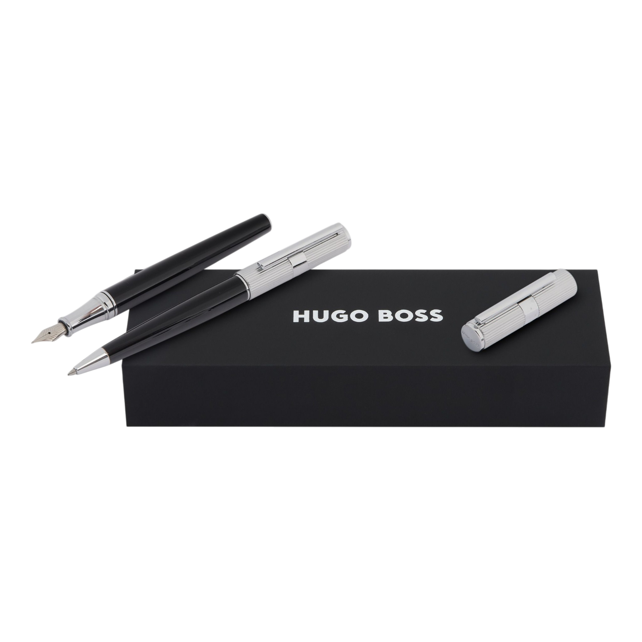 Hugo Boss Formation Line Set Silver (ballpoint pen & fountain pen