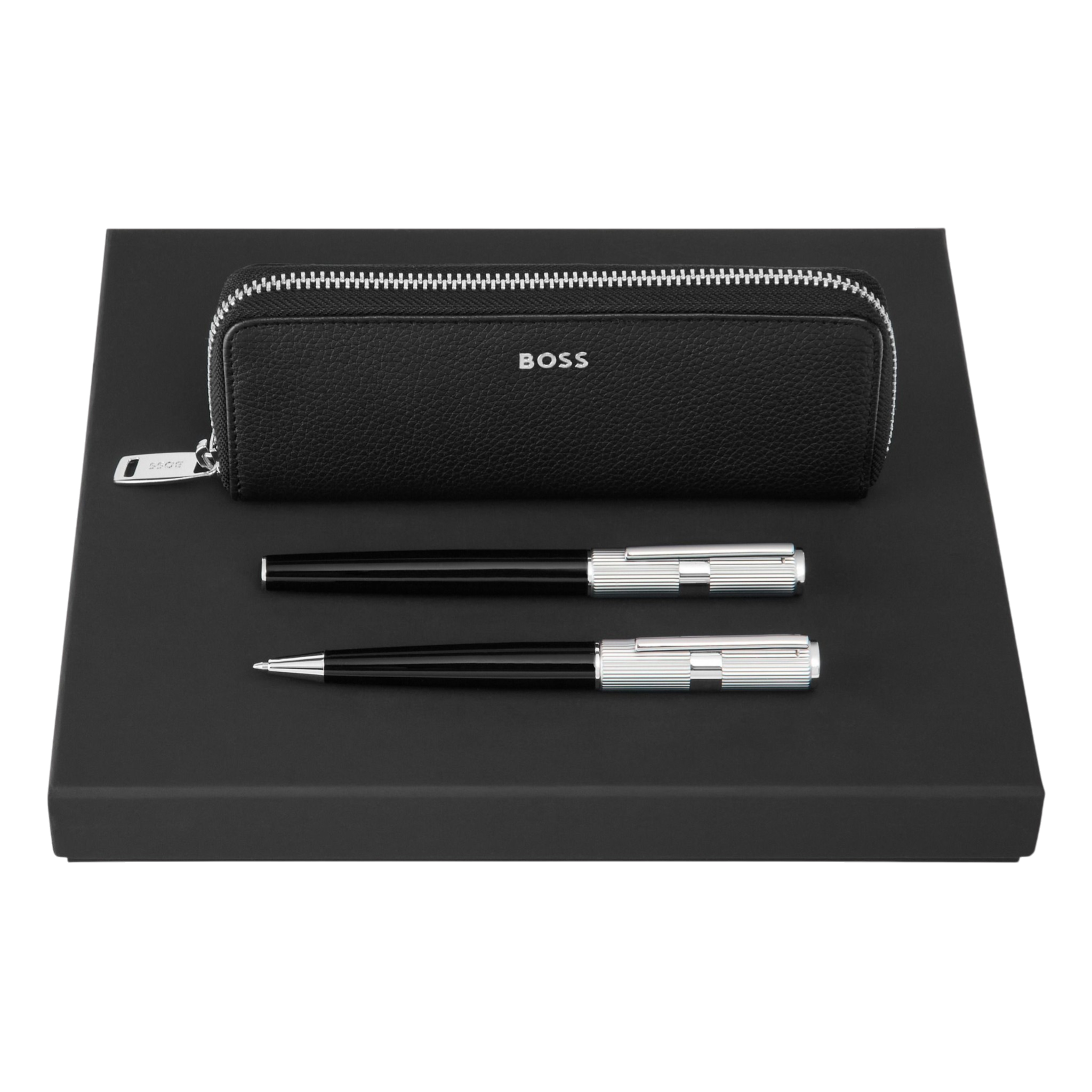 Hugo Boss Formation Line Set HUGO (ballpoint pen, fountain pen & case