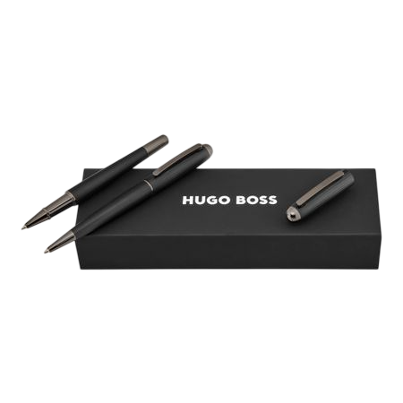 Hugo Boss Contour Set Pinstripe (ballpoint pen & rollerball pen