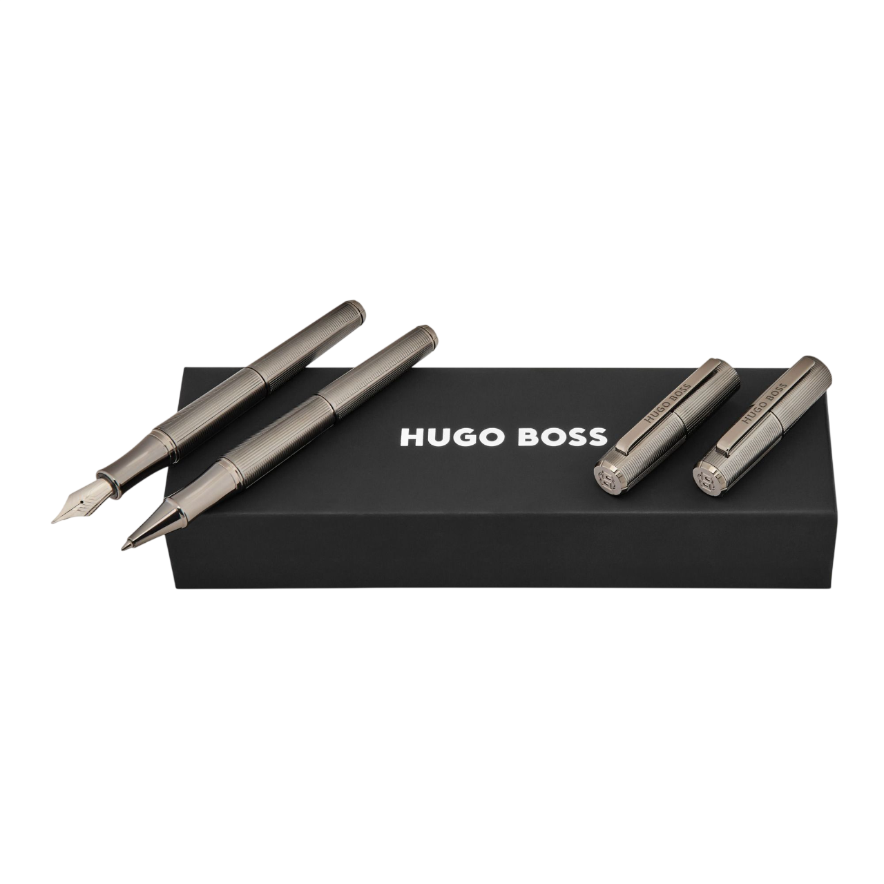 Hugo Boss Meridien Set Gun (rollerball pen & fountain pen