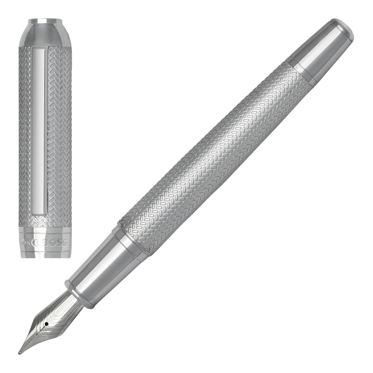 Hugo Boss Elemental Fountain pen Silver