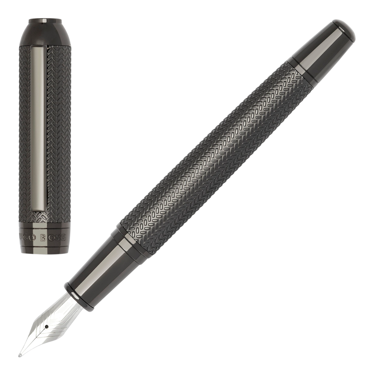 Hugo Boss Elemental Fountain pen Silver