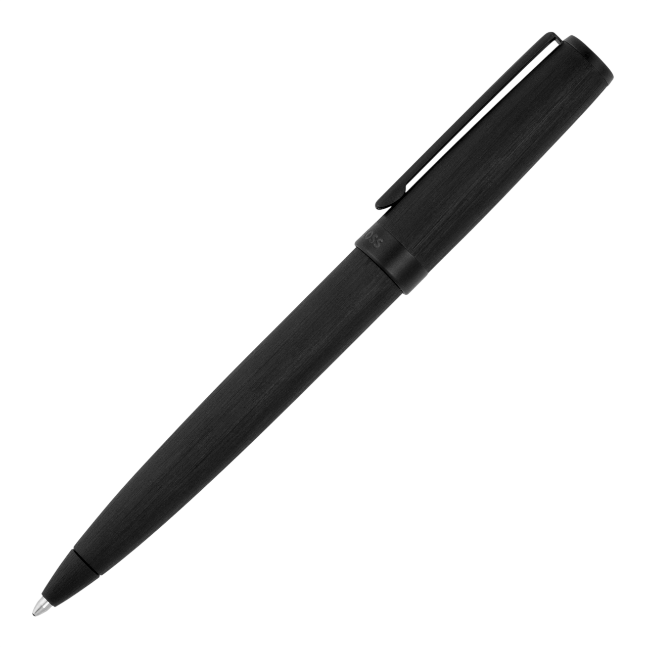 Hugo Boss Gear Brushed Ballpoint pen Black