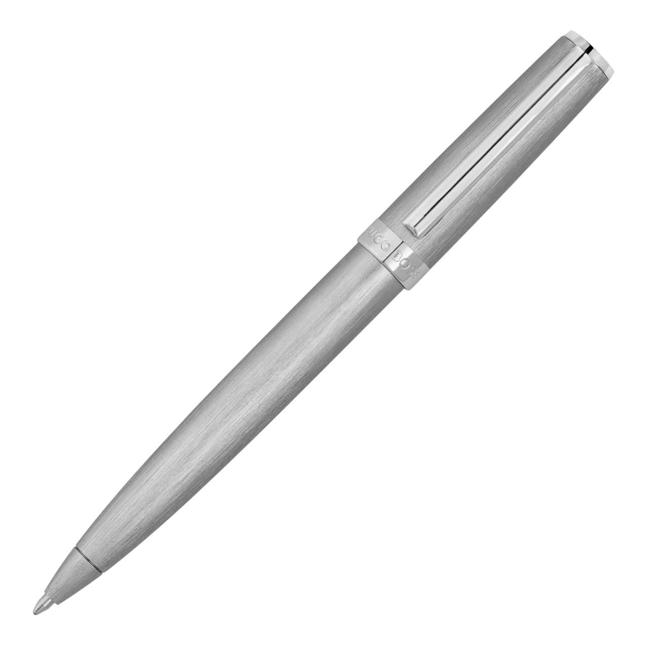 Hugo Boss Gear Brushed Ballpoint pen Black