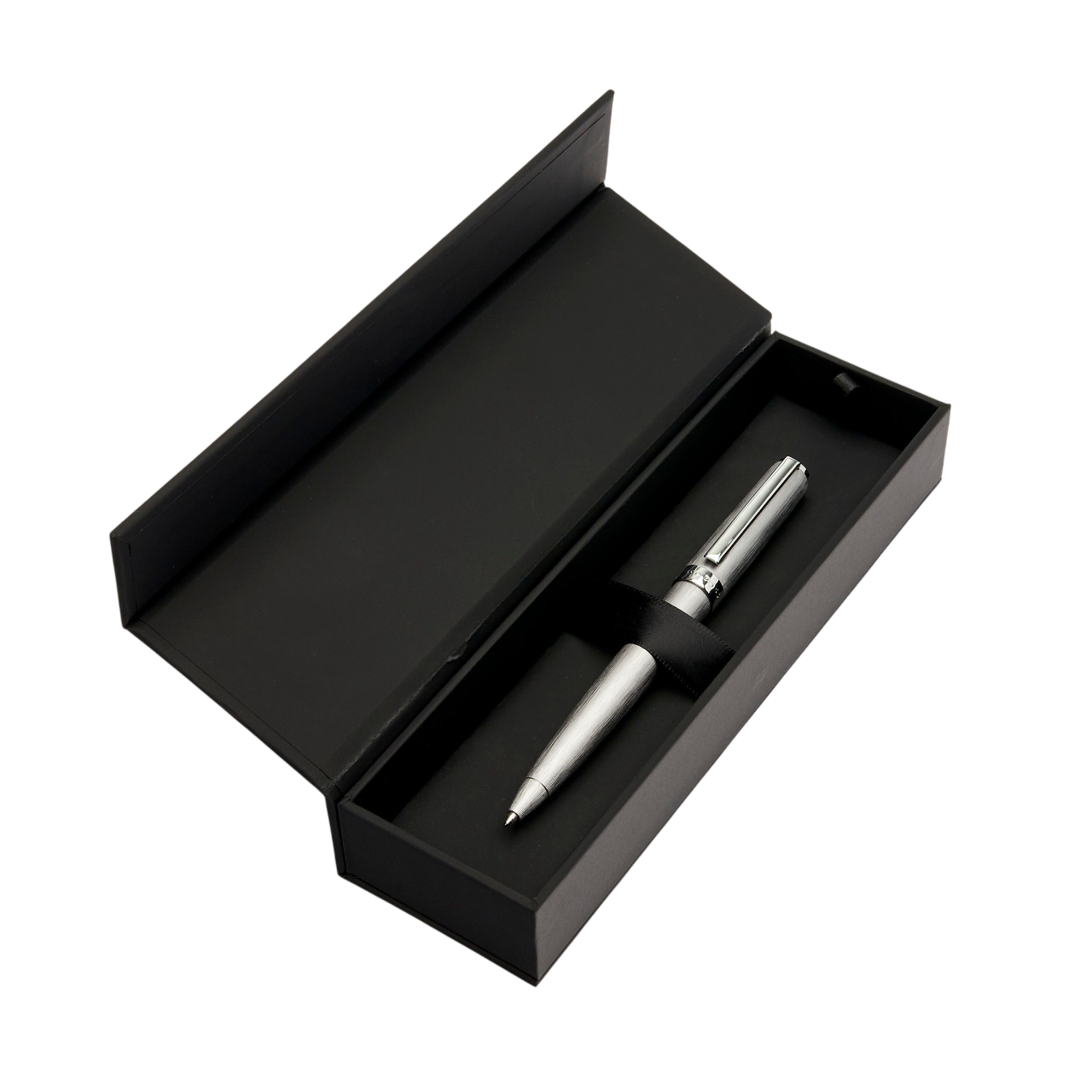 Hugo Boss Gear Brushed Ballpoint pen Black