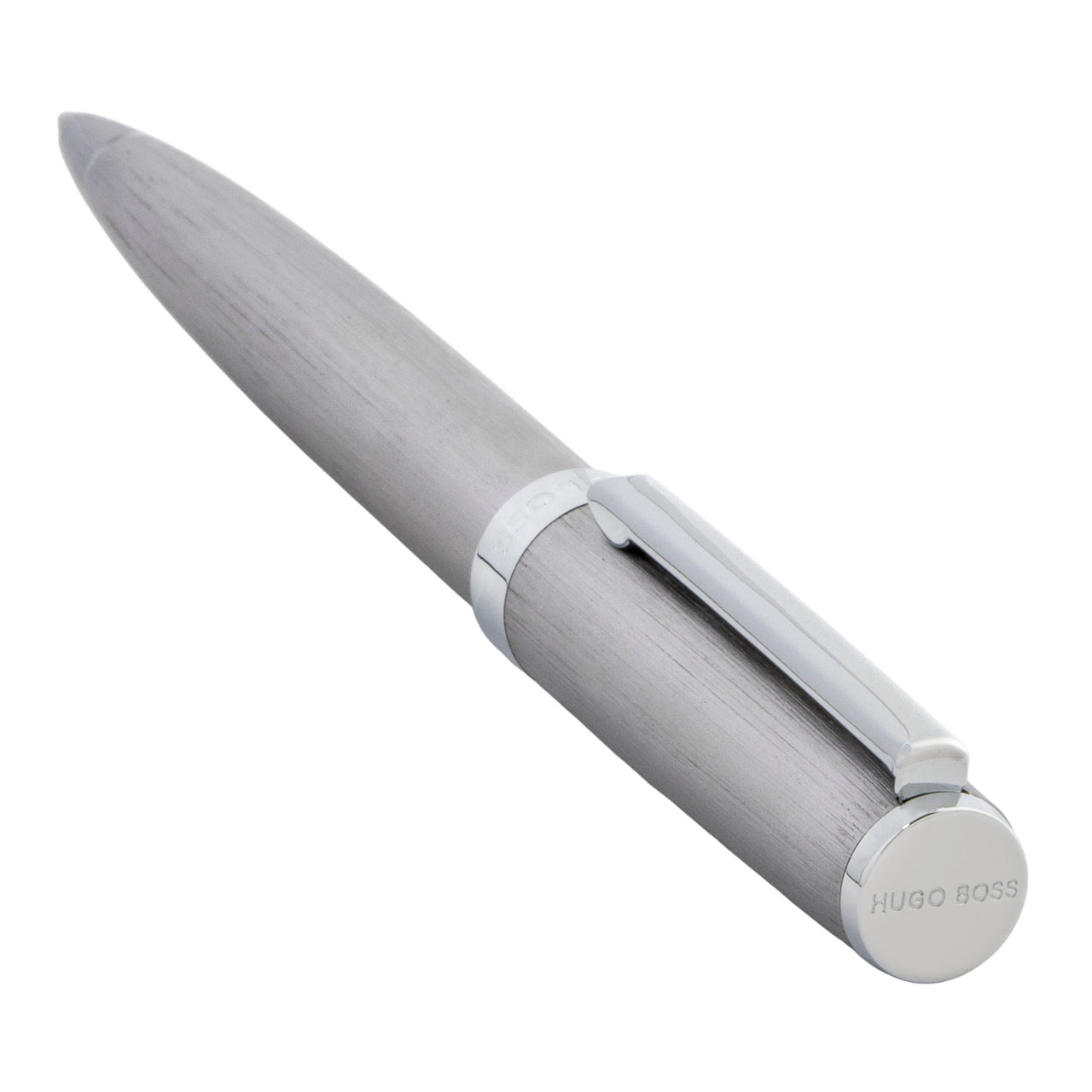 Hugo Boss Gear Brushed Ballpoint pen Black
