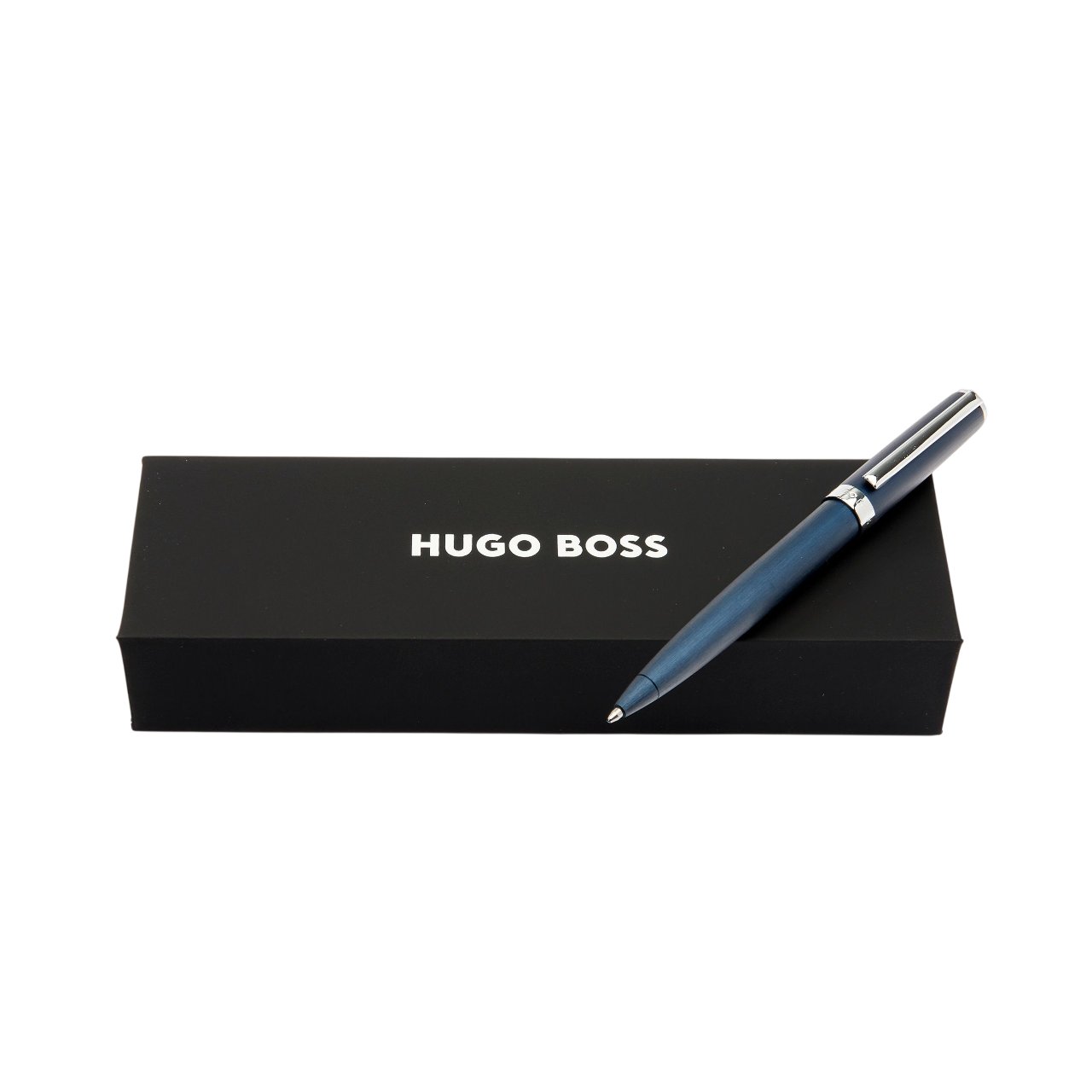 Hugo Boss Gear Brushed Ballpoint pen Black