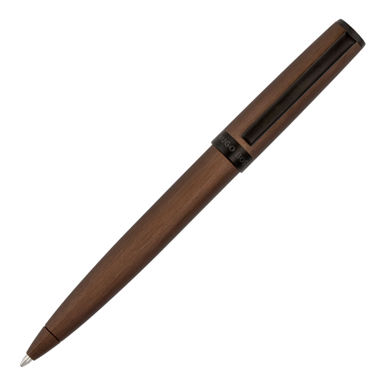 Hugo Boss Gear Brushed Ballpoint pen Black