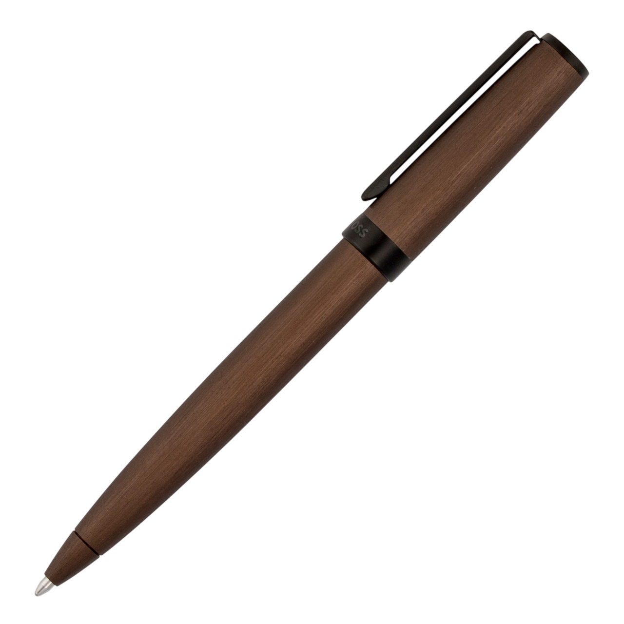 Hugo Boss Gear Brushed Ballpoint pen Black