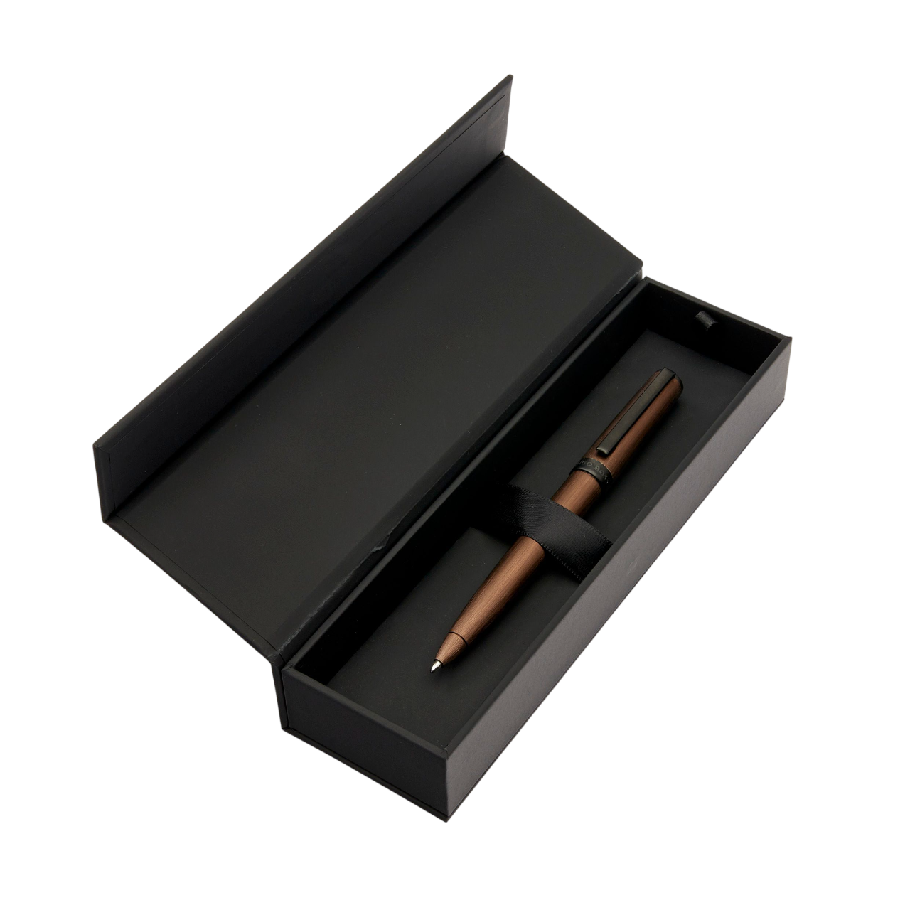 Hugo Boss Gear Brushed Ballpoint pen Black