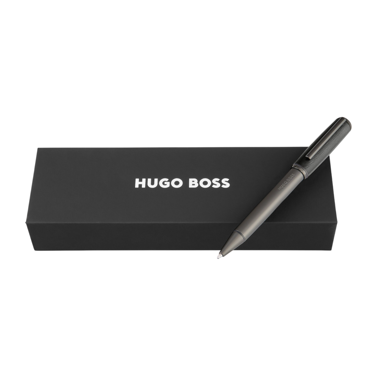 Hugo Boss Pace Ballpoint pen Black & Gun