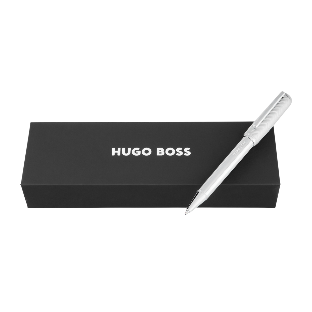 Hugo Boss Pace Ballpoint pen Black & Gun