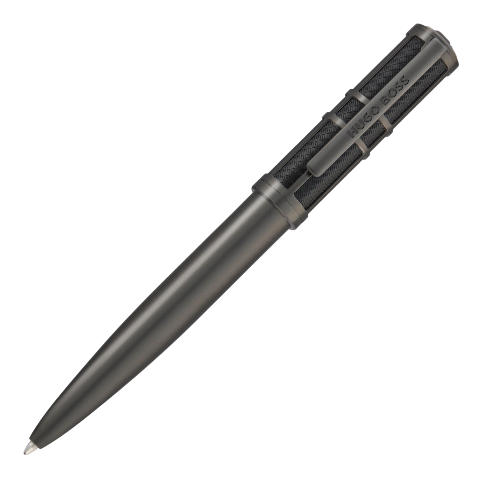 Hugo Boss Frame Ballpoint pen Grid Black & Gun