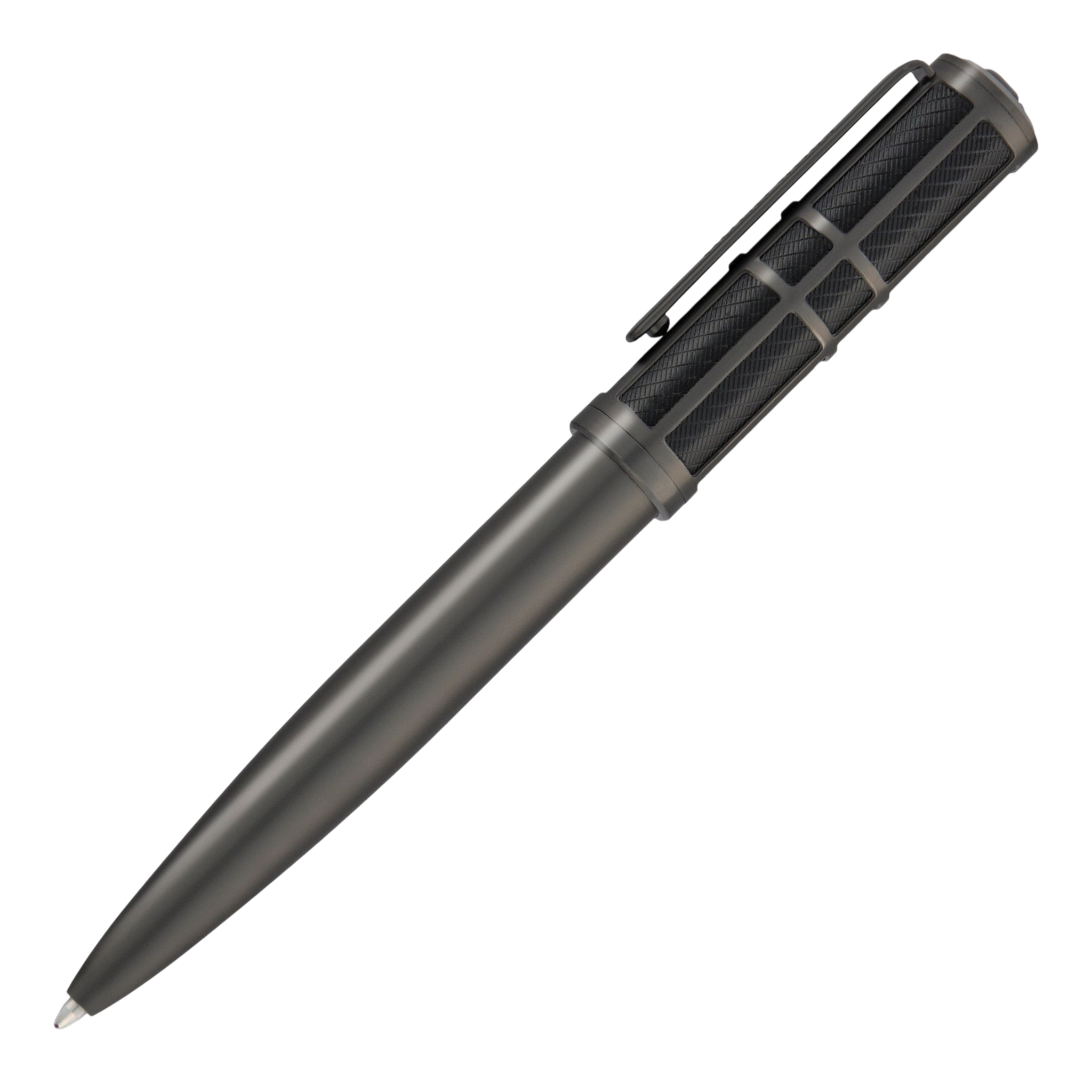 Hugo Boss Frame Ballpoint pen Grid Black & Gun