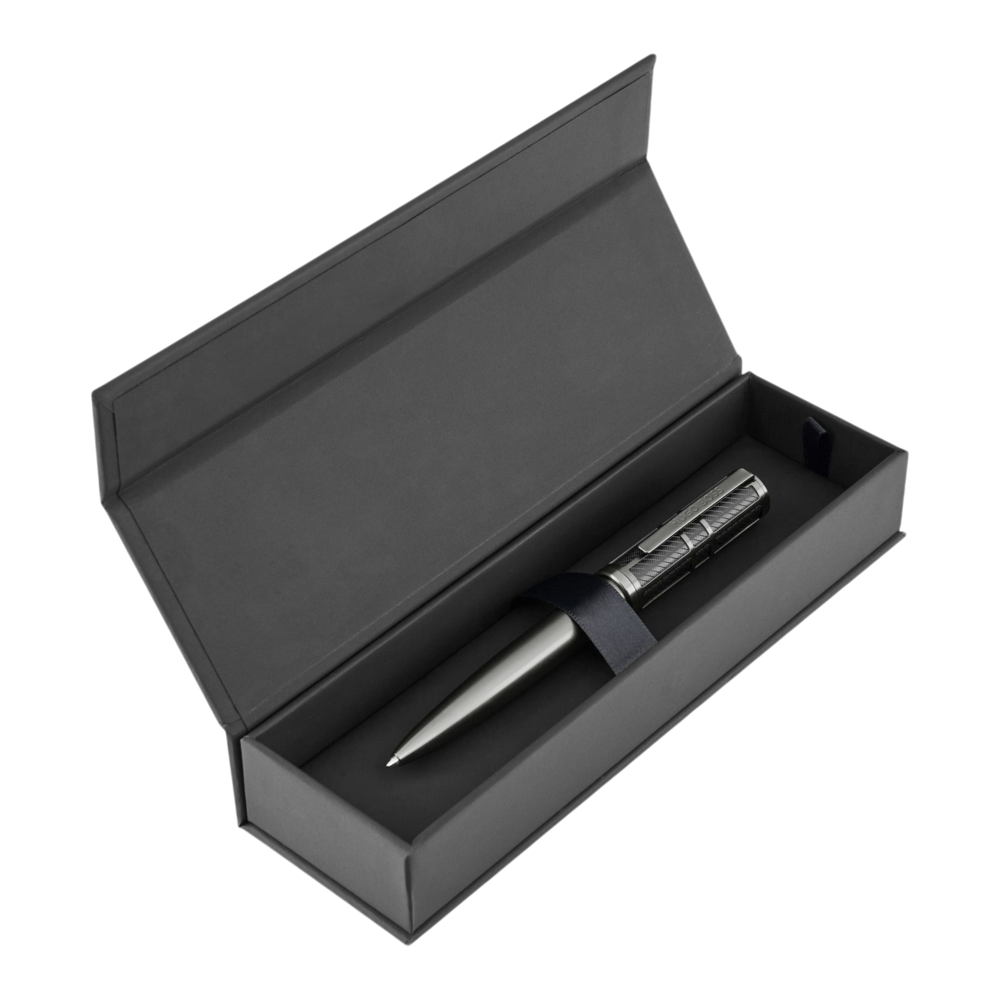 Hugo Boss Frame Ballpoint pen Grid Black & Gun