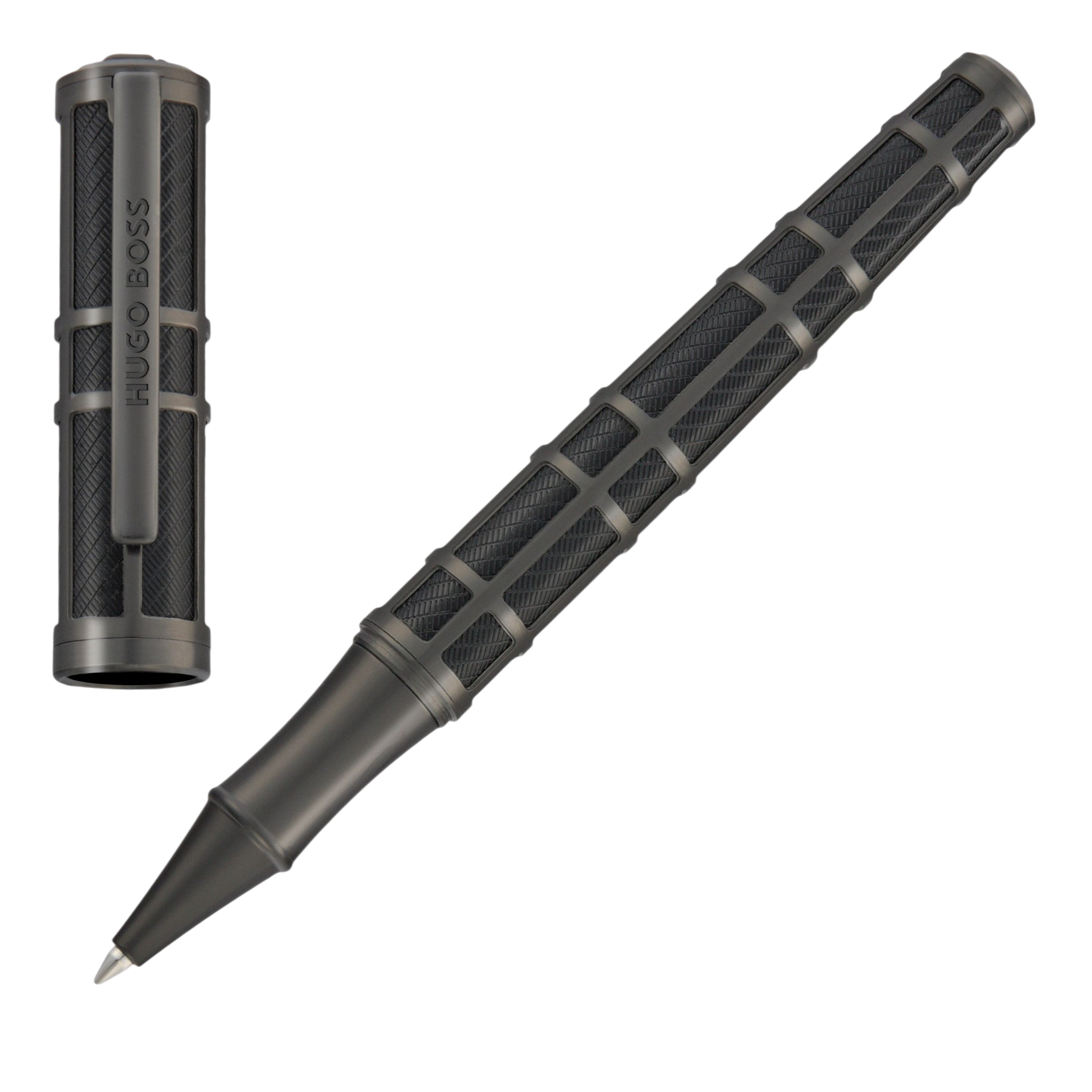 Hugo Boss Frame Rollerball pen Grid Black & Gun
