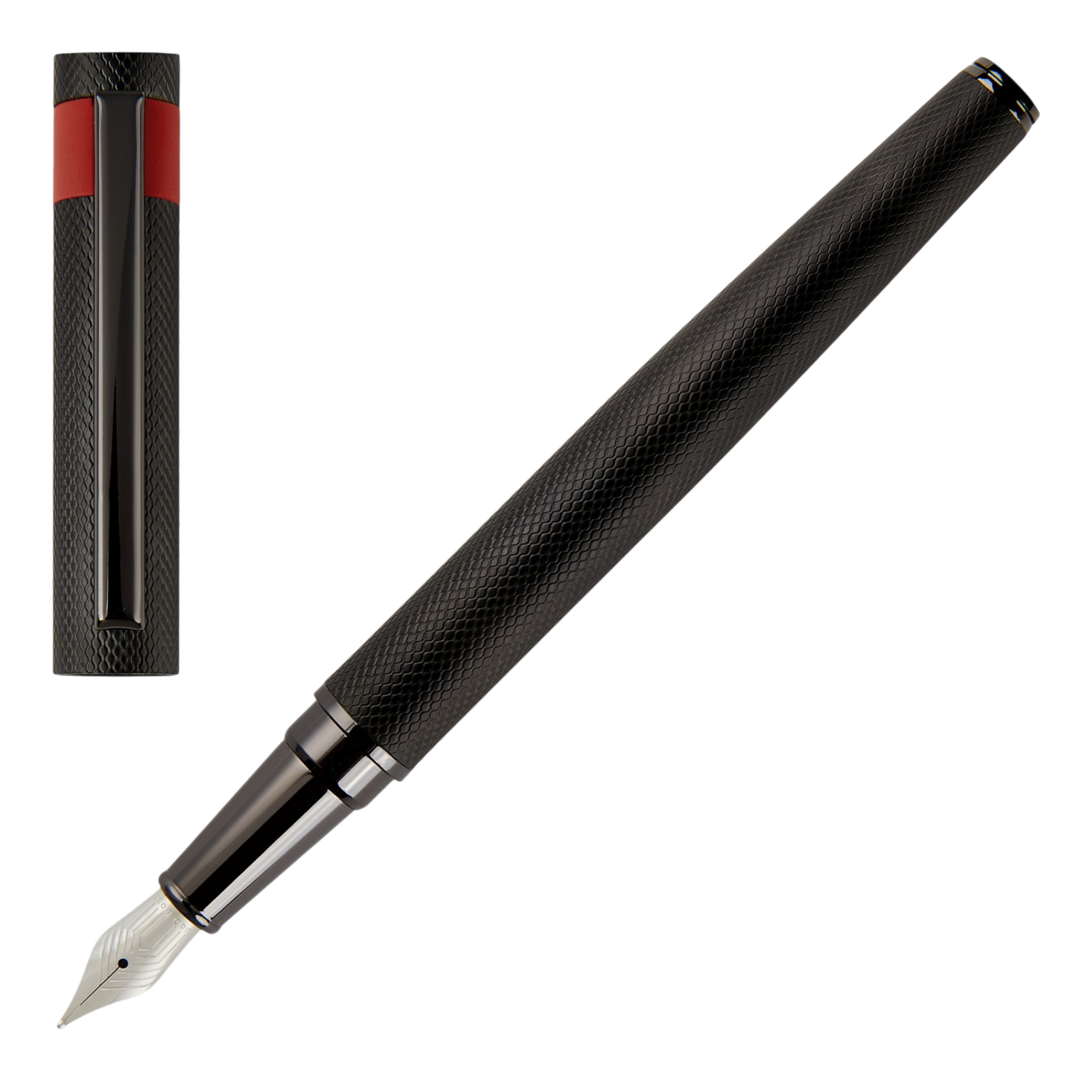 Hugo Boss Loop Diamond Fountain pen Black