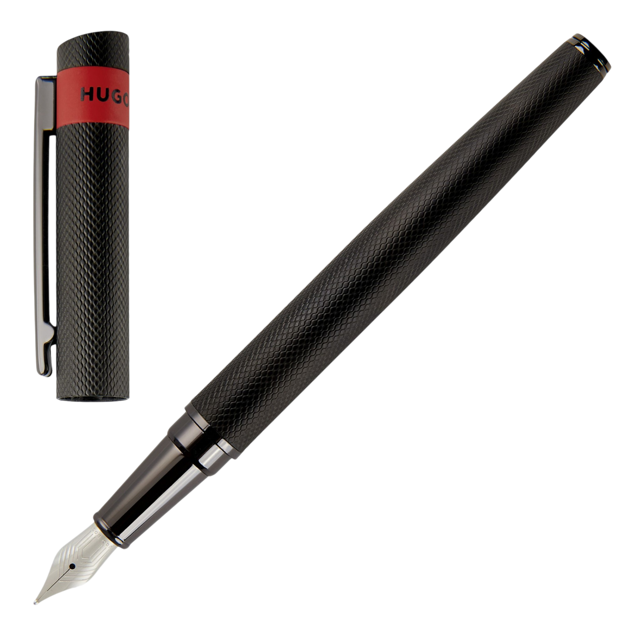 Hugo Boss Loop Diamond Fountain pen Black