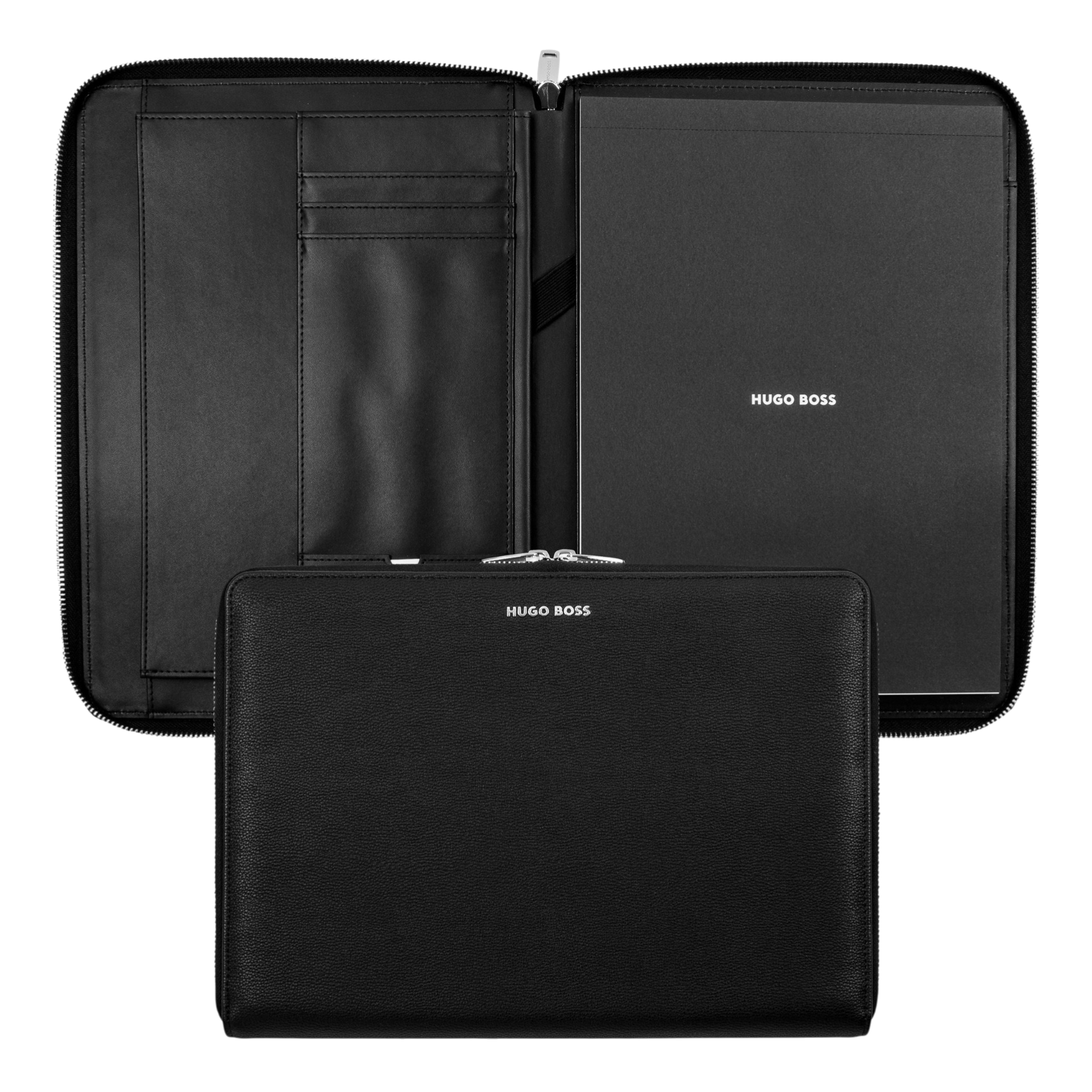 Hugo Boss Pure Iconic Conference folder zip A4 Black