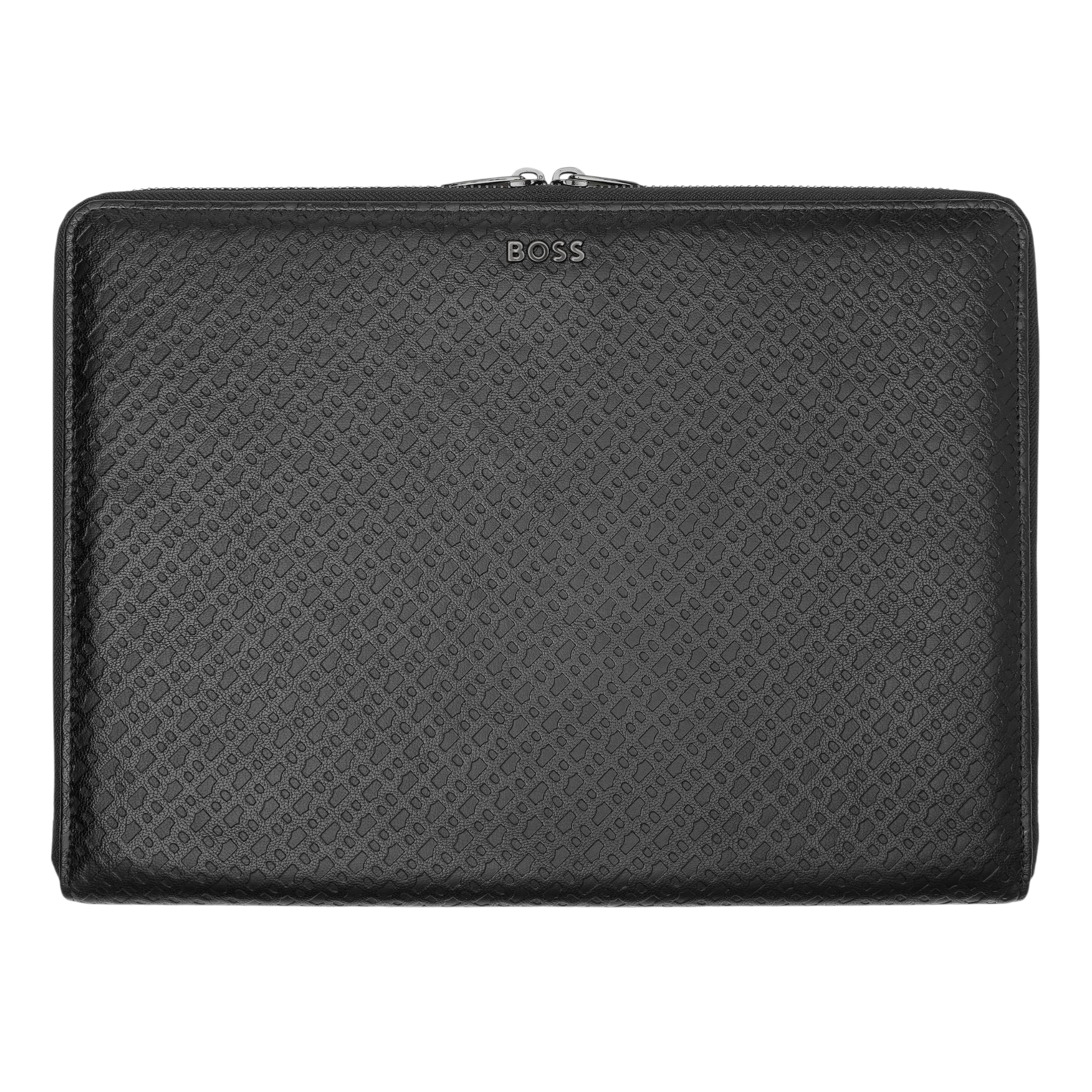 Hugo Boss Monogram Zipped Conference folder zip A4 Black