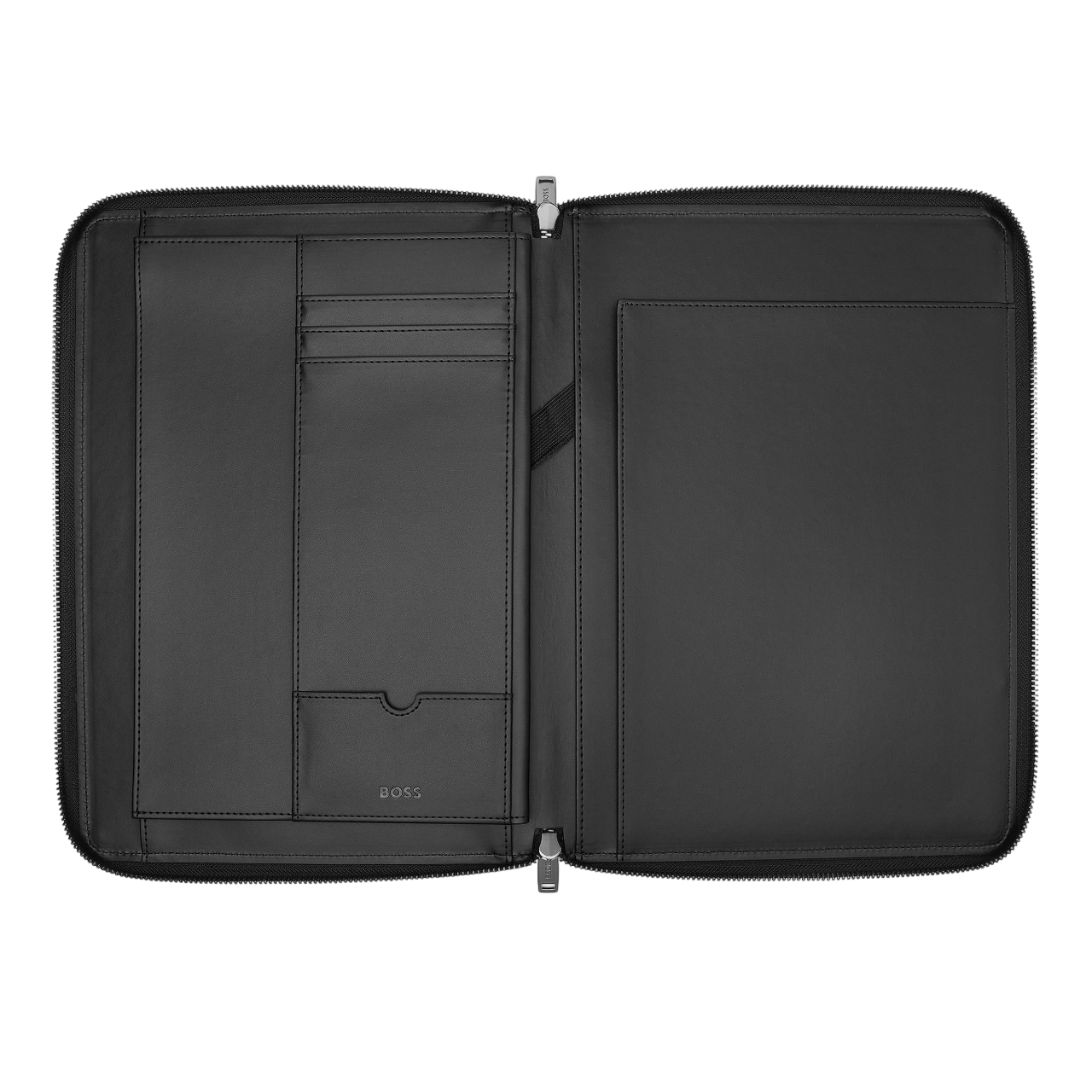 Hugo Boss Monogram Zipped Conference folder zip A4 Black