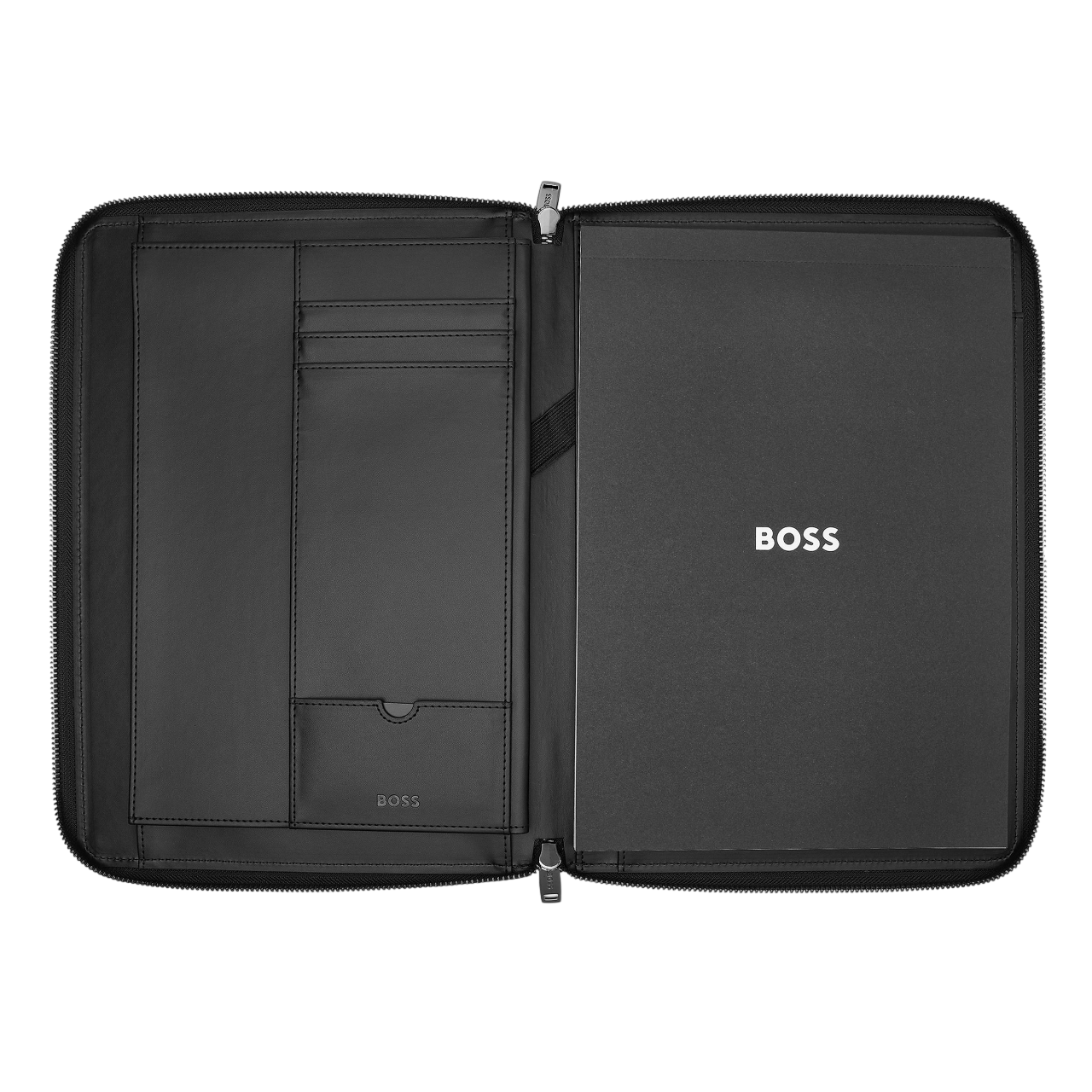 Hugo Boss Monogram Zipped Conference folder zip A4 Black
