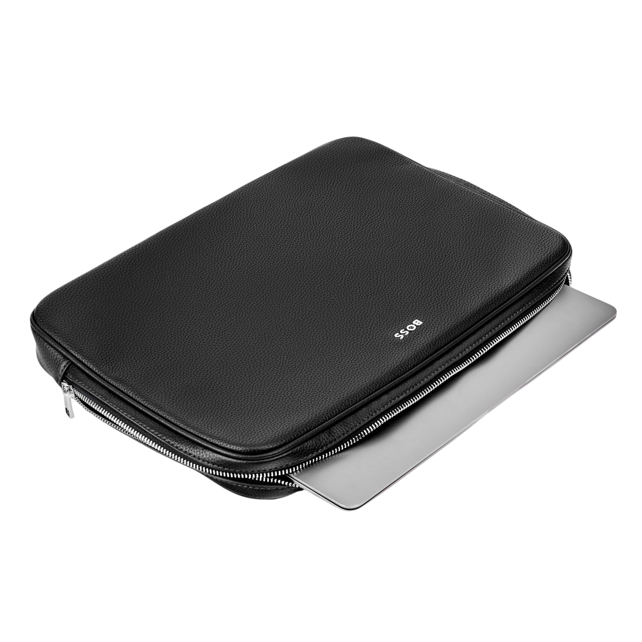 Hugo Boss Classic Grained Laptop bag Black