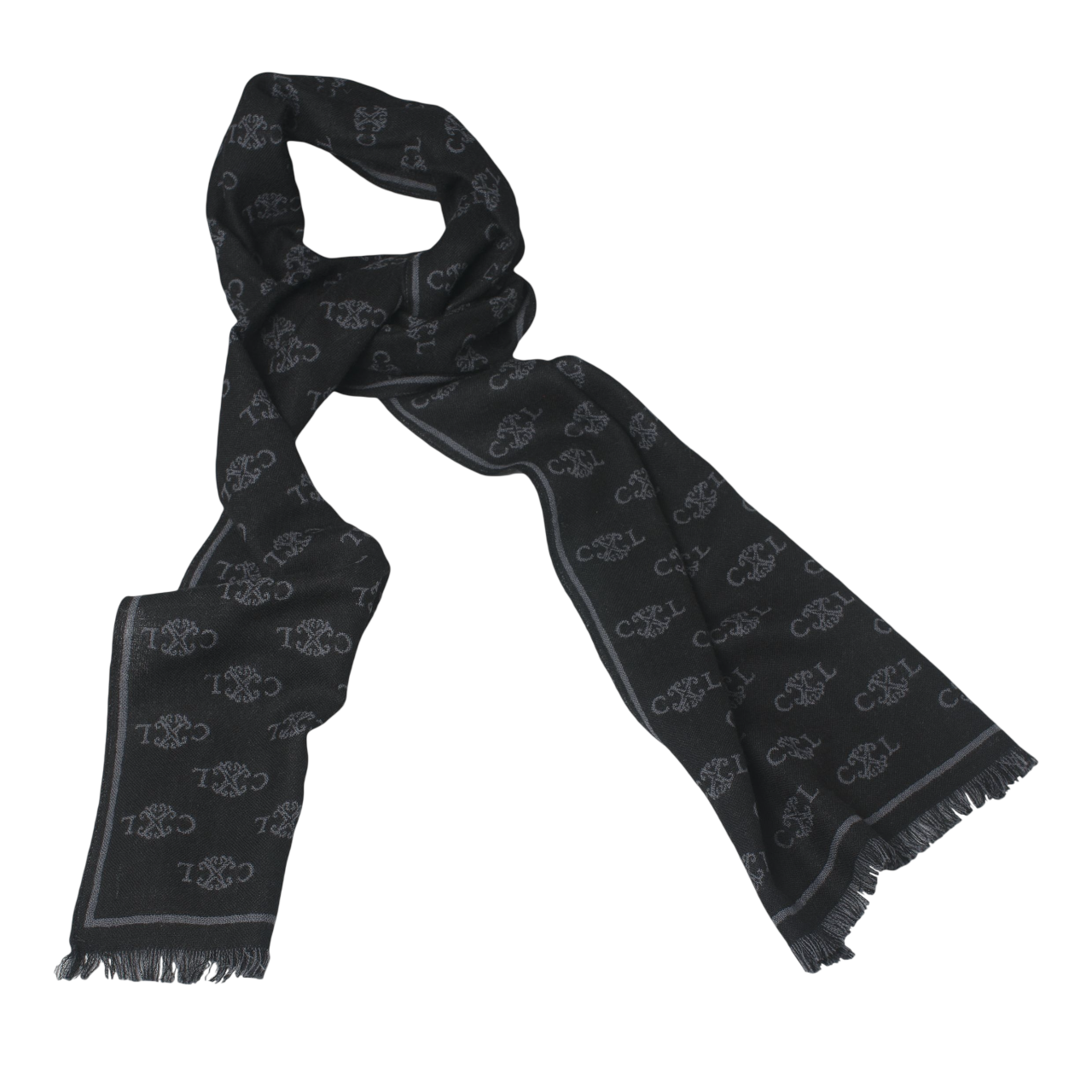 Christian Lacroix Seal Scarf Grey