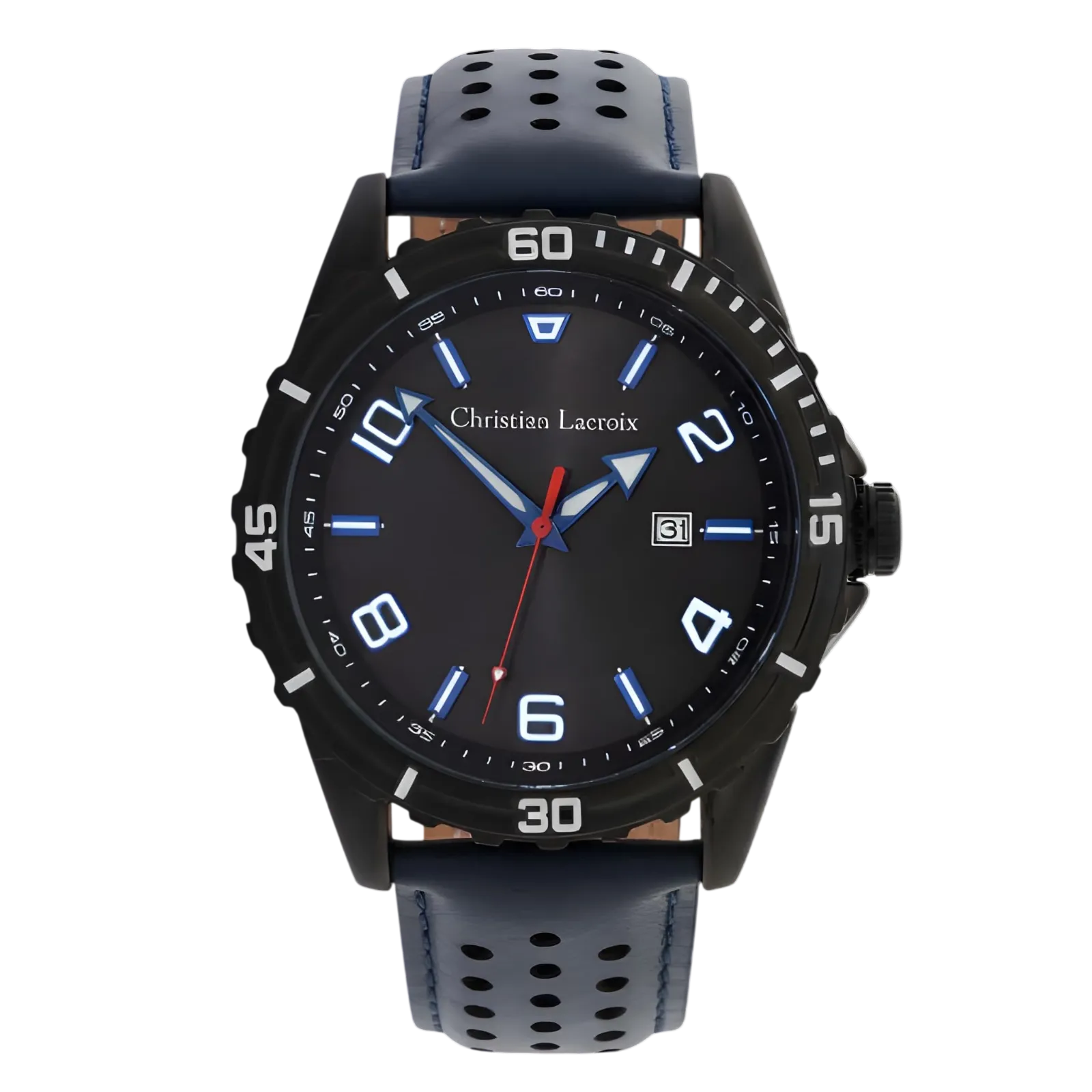Date watch Sol Black & Chrome