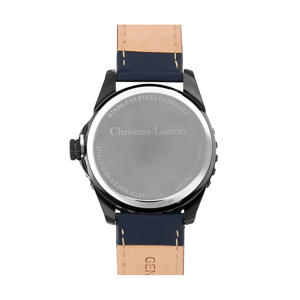 Date watch Sol Black & Chrome