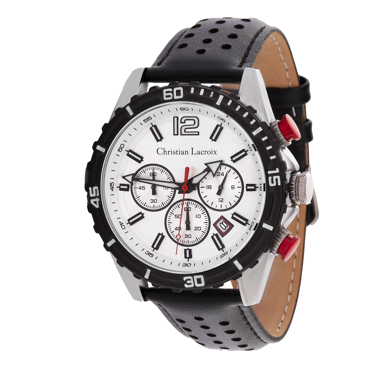 Christian Lacroix Sol Chronograph Black & Chrome