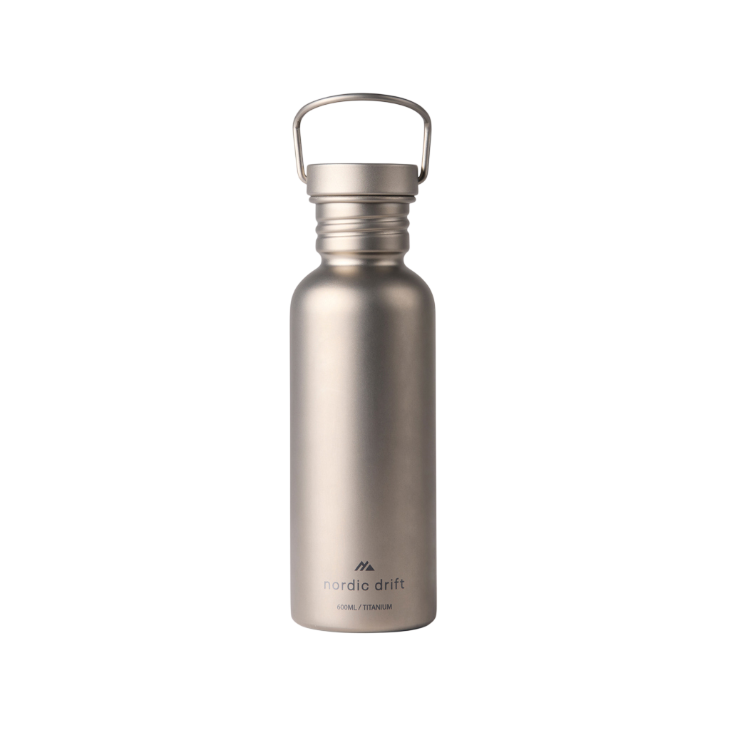 Nordic Drift Trail Ultra Light Titanium 600ml Water Bottle