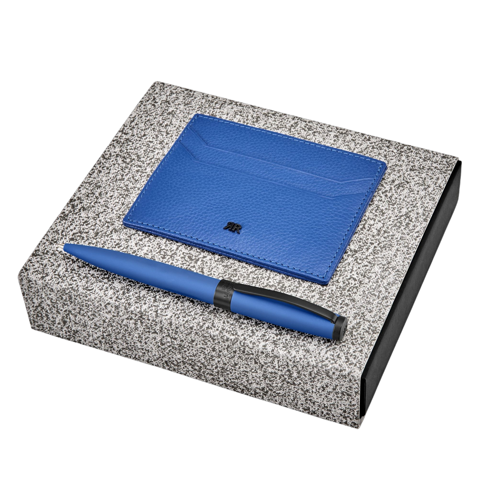 Cerruti 1881 Jefferson Set  Bright Blue (ballpoint pen & card holder)