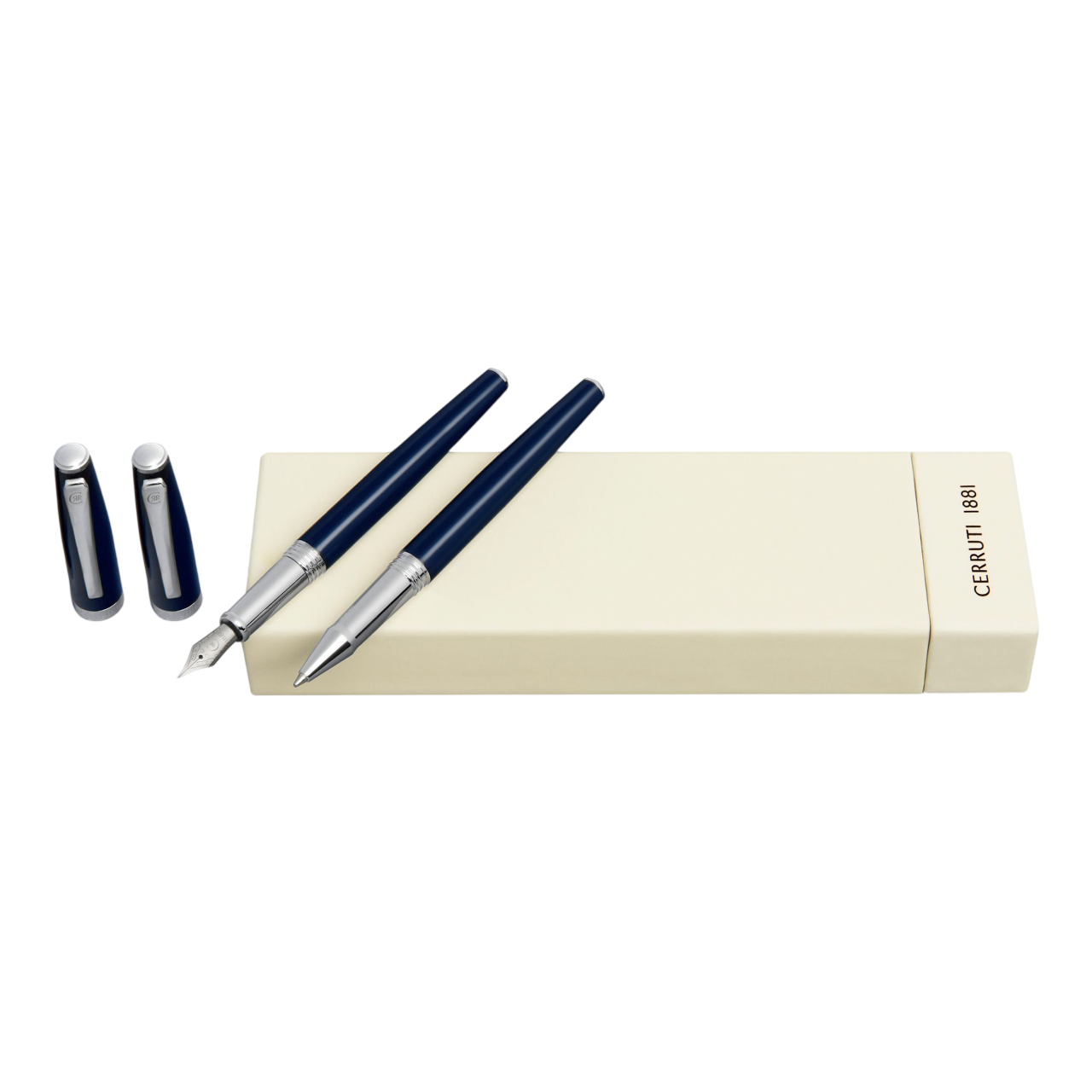 Cerruti 1881 Islington Set Navy (rollerball pen & fountain pen)