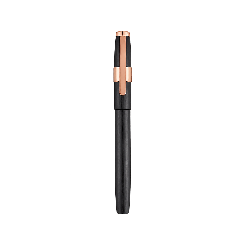 Rollerball pen Block Brushed Black
