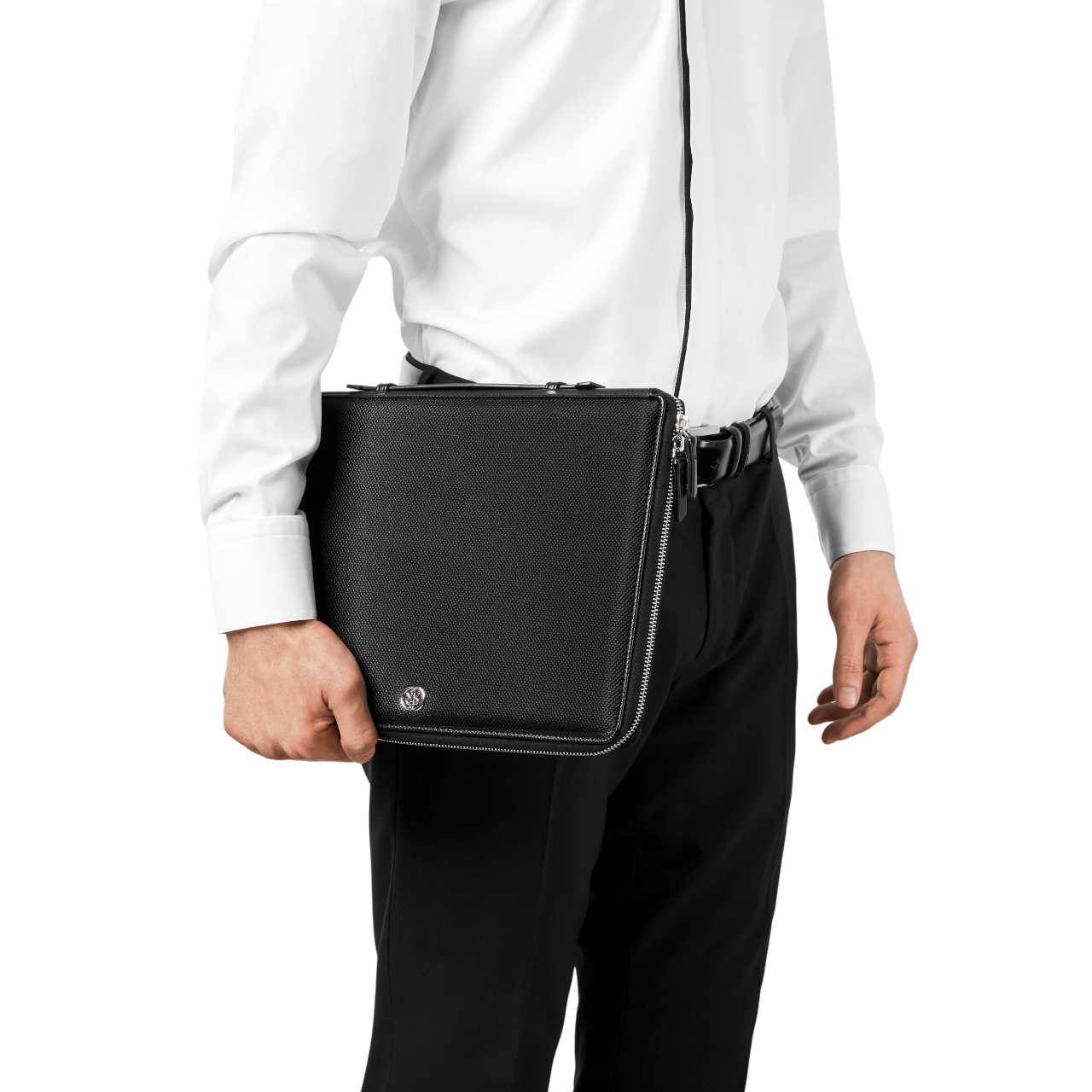 Cerruti 1881 Regent Conference folder zip A4 Black