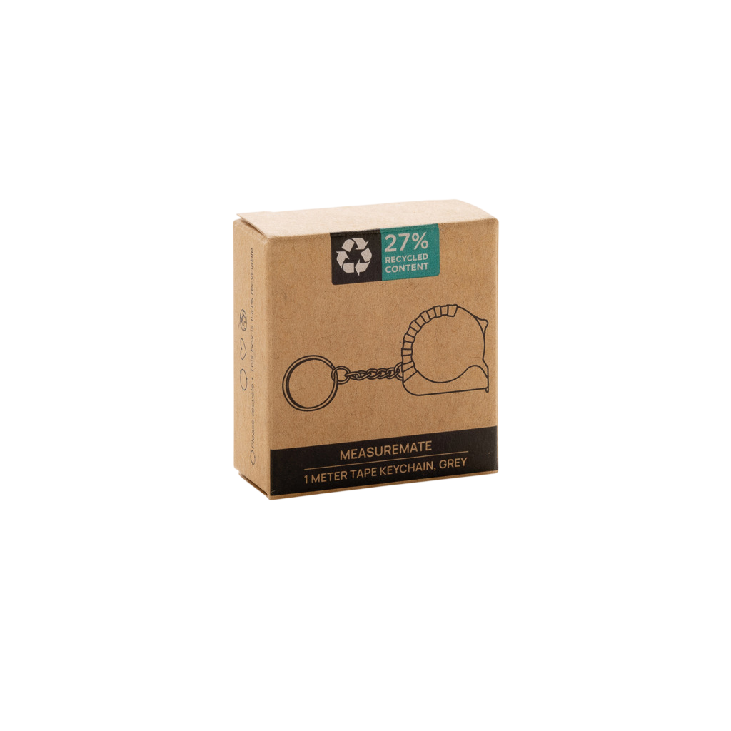 MeasureMate RCS reycled ABS 1 meter tape keychain
