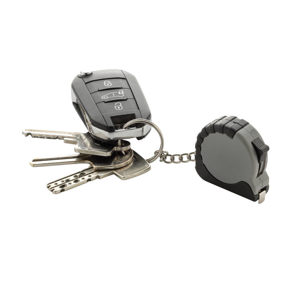 MeasureMate RCS reycled ABS 1 meter tape keychain
