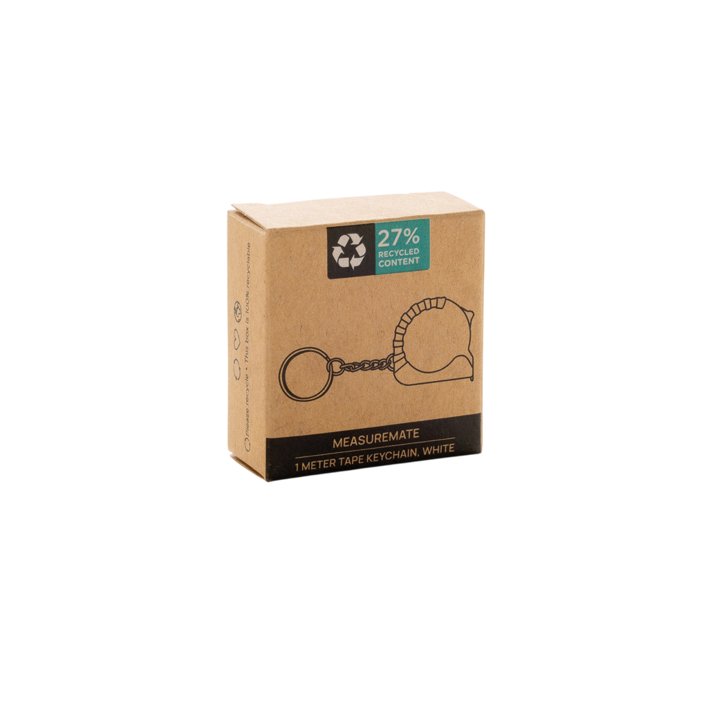 MeasureMate RCS reycled ABS 1 meter tape keychain