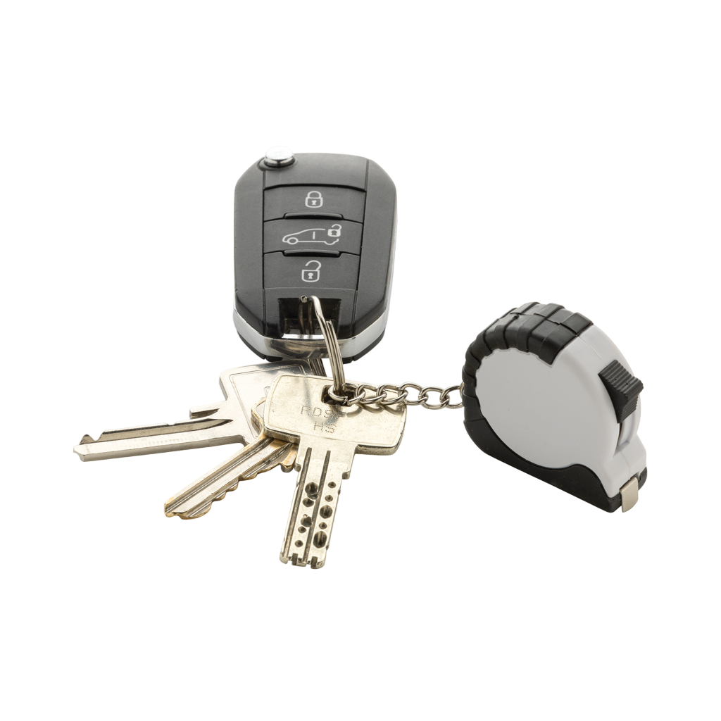 MeasureMate RCS reycled ABS 1 meter tape keychain