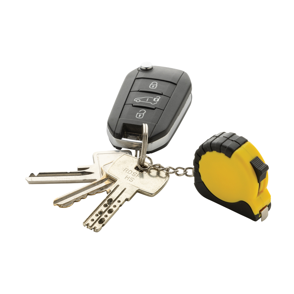 MeasureMate RCS reycled ABS 1 meter tape keychain
