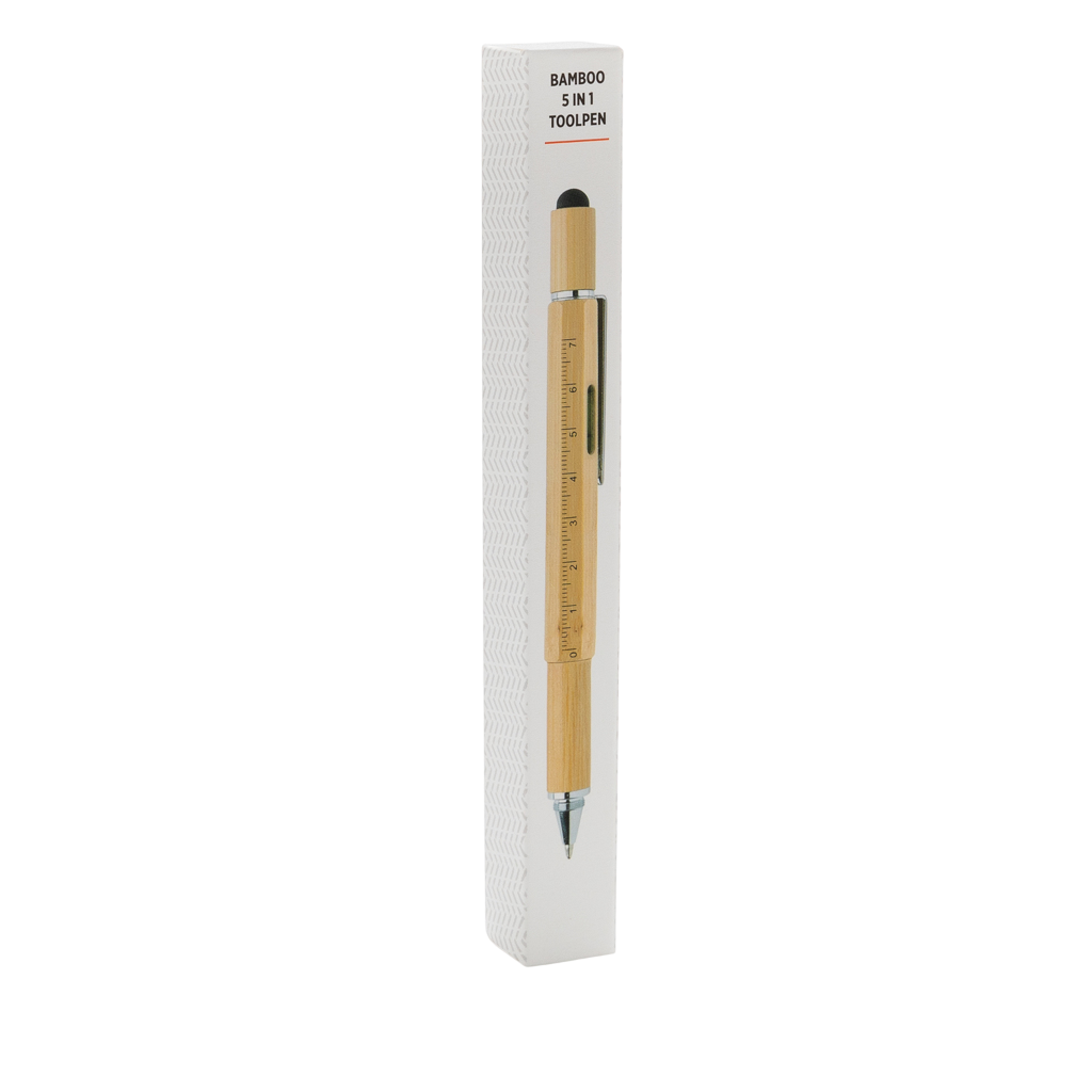 Bamboo 5-in-1 toolpen